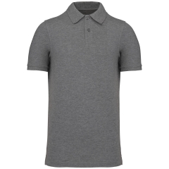 Polo piqué bio 180 g/m² homme Gris Chiné – Kariban