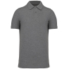 Polo piqué bio 180 g/m² homme Gris Chiné – Kariban