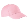 Casquette coton 5 panneaux rose K-up – personnalisable – vue 2