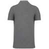 Polo piqué bio 180 g/m² homme Gris Chiné – Kariban – vue 2