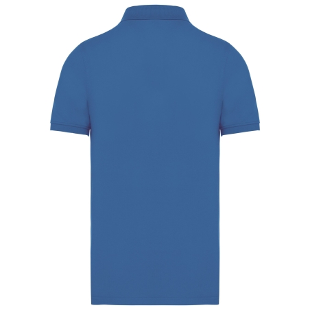 Polo piqué bio 180 g/m² homme Bleu roi – Kariban – vue 2