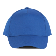 Casquette Coton 5 Panneaux Bleue Personnalisée K-up