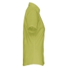 Chemise popeline polycoton manches courtes femme vert lime Kariban – vue 3