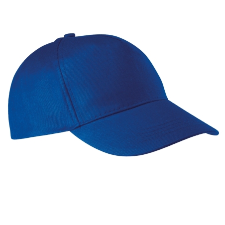Casquette Coton 5 Panneaux Bleue Personnalisée K-up – vue 3