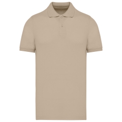 Polo piqué Bio 180 homme Beige – Kariban