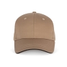 Casquette 6 panneaux sandwich contrasté Marron WK. Designed To Work