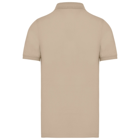 Polo piqué Bio 180 homme Beige – Kariban – vue 2