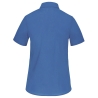 Chemise Popeline Polycoton Manches Courtes Femme Bleue Kariban – vue 2