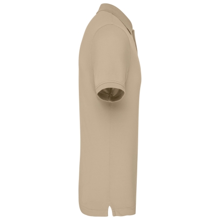 Polo piqué Bio 180 homme Beige – Kariban – vue 3