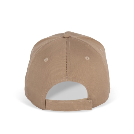 Casquette 6 panneaux sandwich contrasté Marron WK. Designed To Work – vue 2