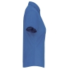 Chemise Popeline Polycoton Manches Courtes Femme Bleue Kariban – vue 3