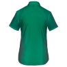 Chemise Popeline Polycoton Manches Courtes Femme Vert Kariban – vue 2