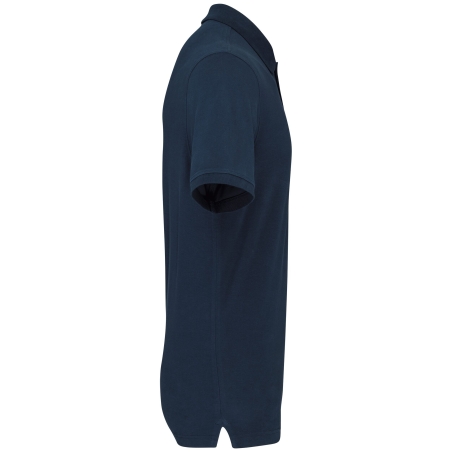 Polo Piqué Bio 180 Homme Marine Kariban – Personnalisé – vue 3