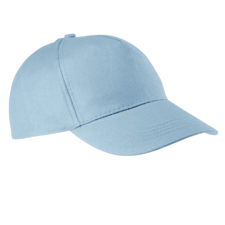 Casquette 5 panneaux coton ciel K-up – personnalisable – vue 2