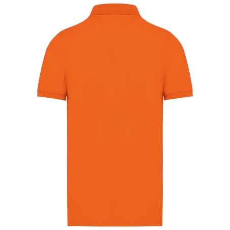 Polo piqué Bio 180 homme Kariban – Orange – vue 2