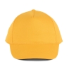 Casquette Coton 5 Panneaux Jaune K-up – Personnalisable