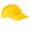 Casquette Coton 5 Panneaux Jaune K-up – Personnalisable – vue 2