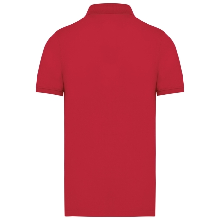 Polo piqué Bio 180 Rouge Homme Kariban – Coton Bio – vue 2