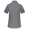 Chemise Popeline Polycoton Manches Courtes Femme Gris Kariban – vue 2