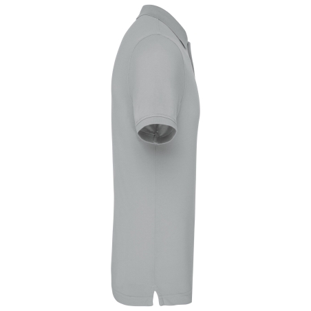 Polo piqué bio 180 g/m² homme Snow Grey – Kariban – vue 3