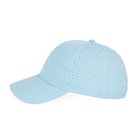 Casquette 6 panneaux perforée Bleu (Jelly Blue) – K-up – vue 3