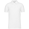 Polo Piqué Bio 180 Homme Blanc – Kariban