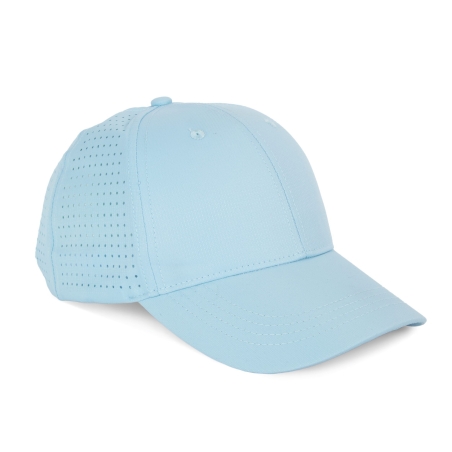 Casquette 6 panneaux perforée Bleu (Jelly Blue) – K-up – vue 4