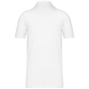 Polo Piqué Bio 180 Homme Blanc – Kariban – vue 2