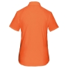 Chemise Popeline Polycoton Manches Courtes Femme Orange Kariban – vue 2