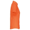 Chemise Popeline Polycoton Manches Courtes Femme Orange Kariban – vue 3
