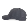 Casquette 6 panneaux perforée gris Obscure Grey K-up – vue 3