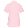 Chemise Popeline Polycoton Manches Courtes Rose Kariban Femme – vue 2