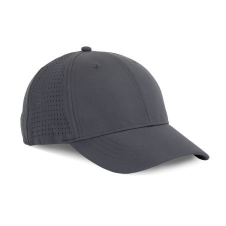 Casquette 6 panneaux perforée gris Obscure Grey K-up – vue 4