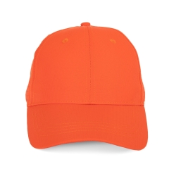 Casquette 6 panneaux perforée K-up – Orange Sunset