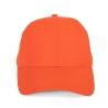 Casquette 6 panneaux perforée K-up – Orange Sunset
