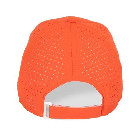 Casquette 6 panneaux perforée K-up – Orange Sunset – vue 2