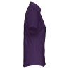 Chemise Popeline Polycoton Manches Courtes Violet Femme Kariban – vue 3