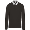 Polo Rugby Kariban Noir – Style Sport & Coton Peigné