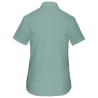 Chemise Popeline Polycoton Manches Courtes Femme Vert Kariban – vue 2