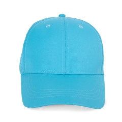Casquette 6 panneaux perforée Bleu Surf Blue – K-up