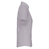 Chemise Popeline Polycoton Manches Courtes Femme Gris Kariban – vue 3