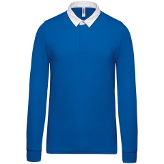 Polo Rugby Kariban Bleu Royal – 280 g/m² Coton Peigné