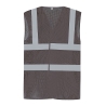 Gilet haute visibilité maille ajourée Gris – Yoko