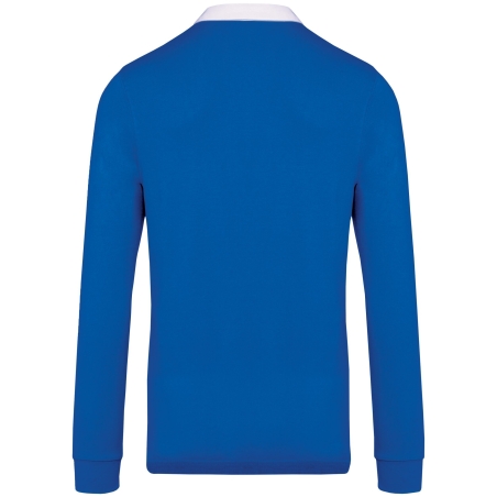 Polo Rugby Kariban Bleu Royal – 280 g/m² Coton Peigné – vue 2