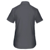 Chemise popeline polycoton manches courtes femme grise Kariban – vue 2