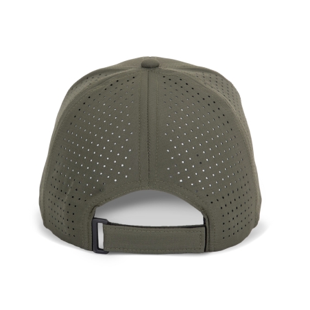 Casquette 6 panneaux perforée Tarmac Green – K-up – vue 2
