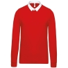 Polo Rugby Kariban Rouge – 280 g/m² Coton Peigné