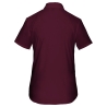 Chemise Popeline Polycoton Manches Courtes Bordeaux Kariban Femme – vue 2