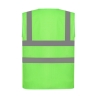 Gilet haute visibilité maille ajourée Vert lime – Yoko – vue 2