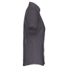 Chemise Popeline Polycoton Manches Courtes Femme Gris Kariban – vue 3